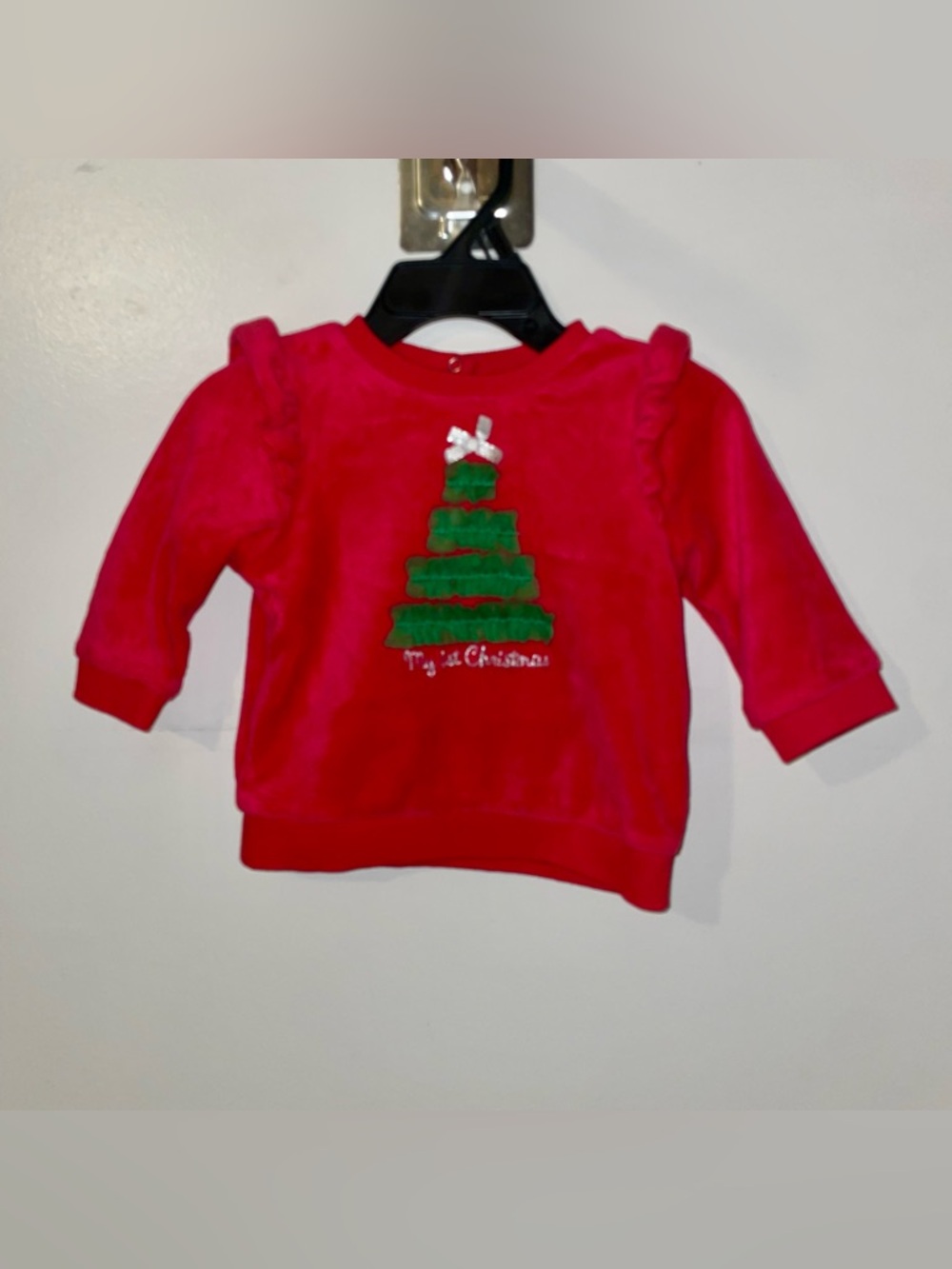 9m Little Me ‘My First Christmas’ Sweatshirt